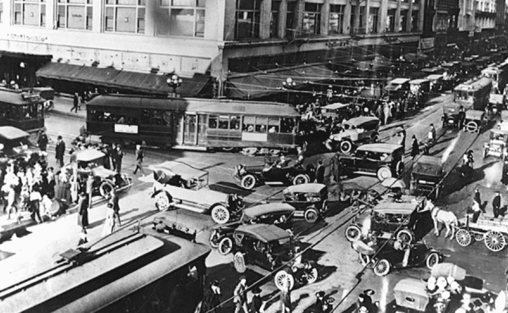 No lane dividers, signals or crosswalks before the Industrial Revolution. This is a good analogy for IoT and the power REST APIs could offer IoT systems